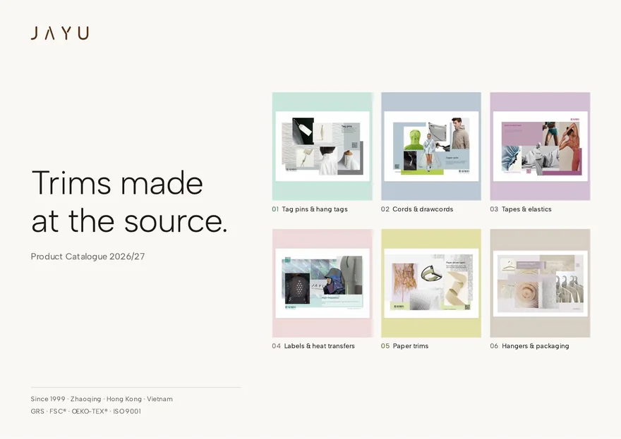 JAYU product catalogue, English edition