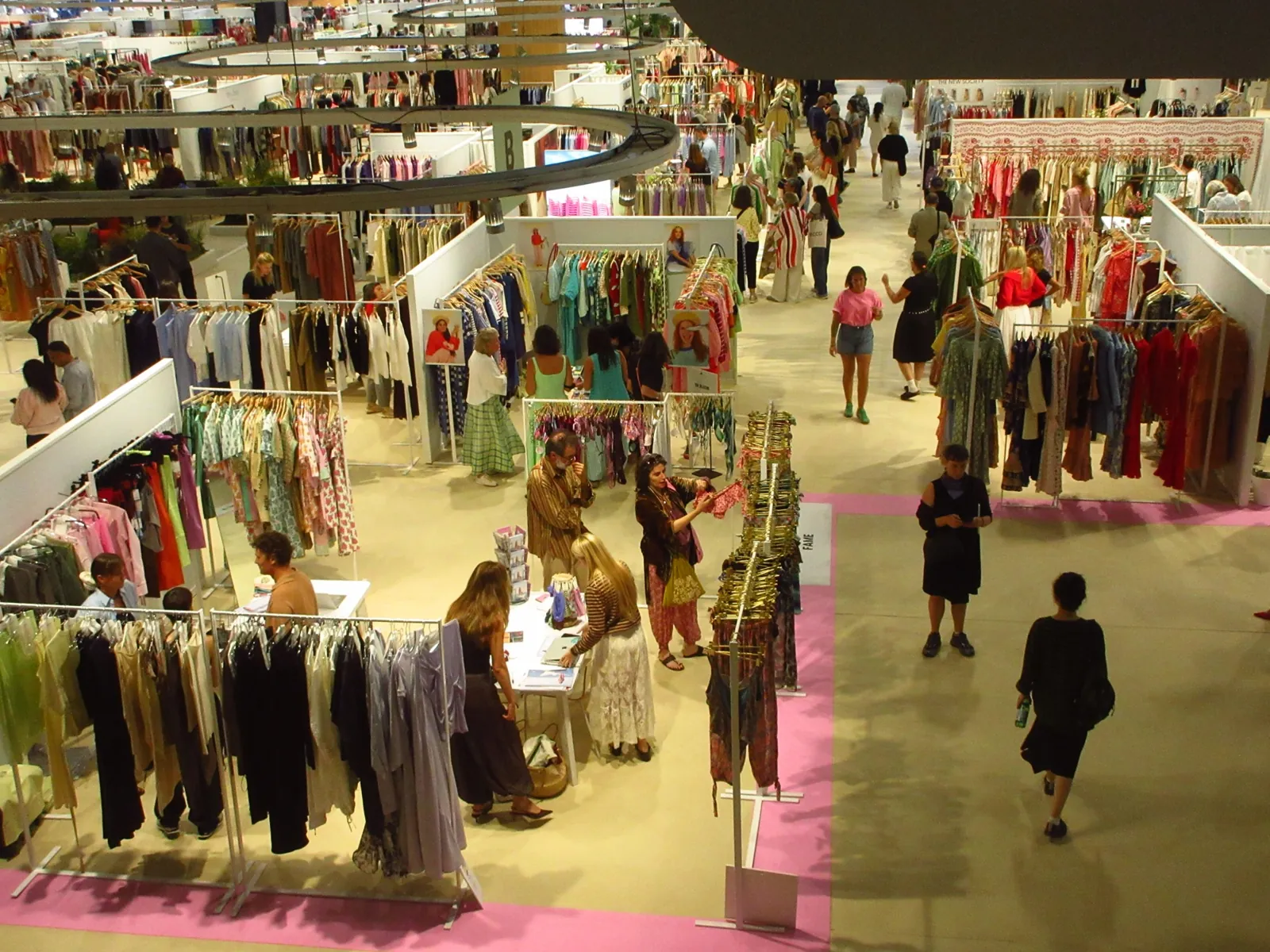 The halls seen from the upper level