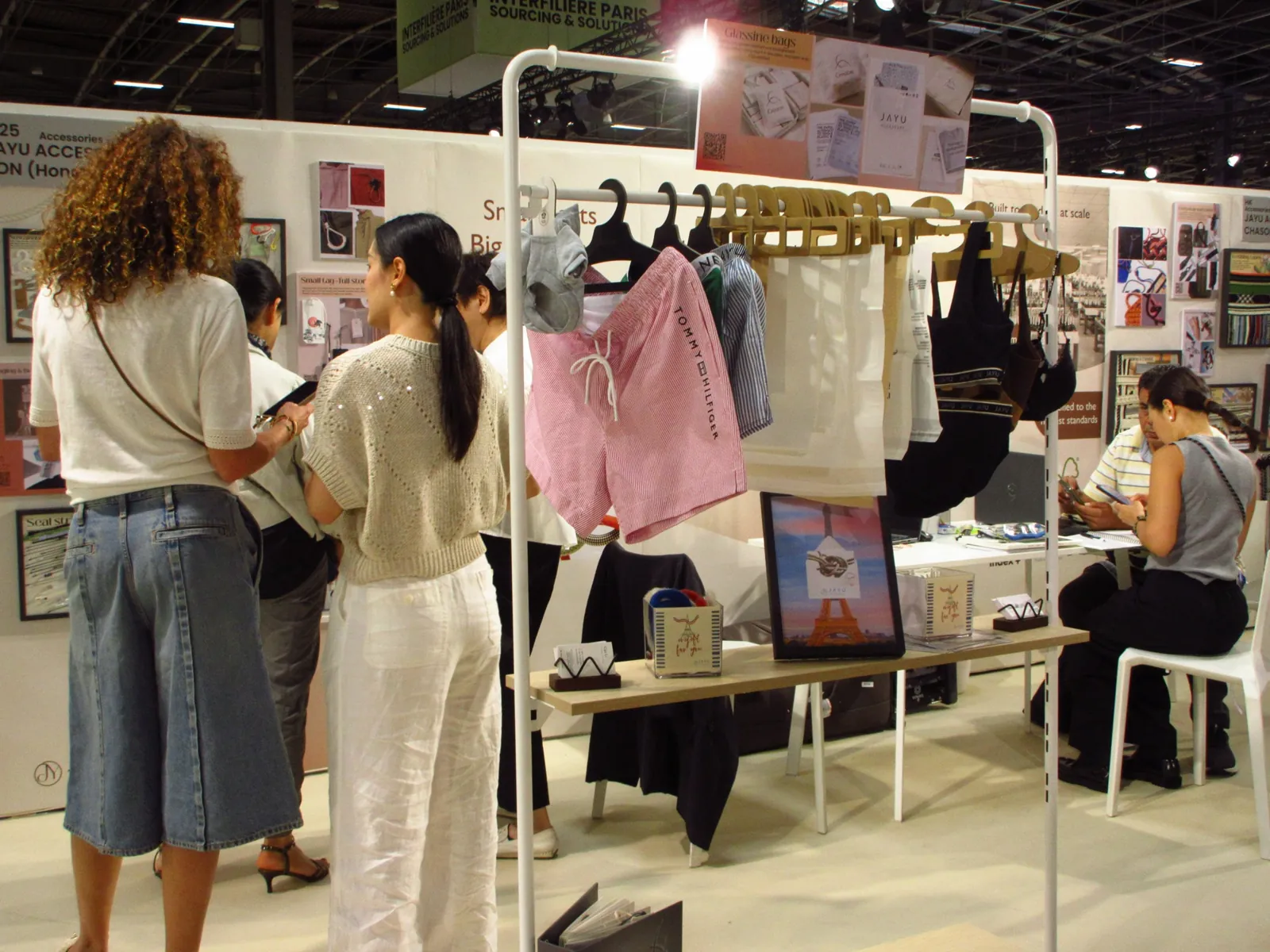 Buyers at the stand in Hall 1