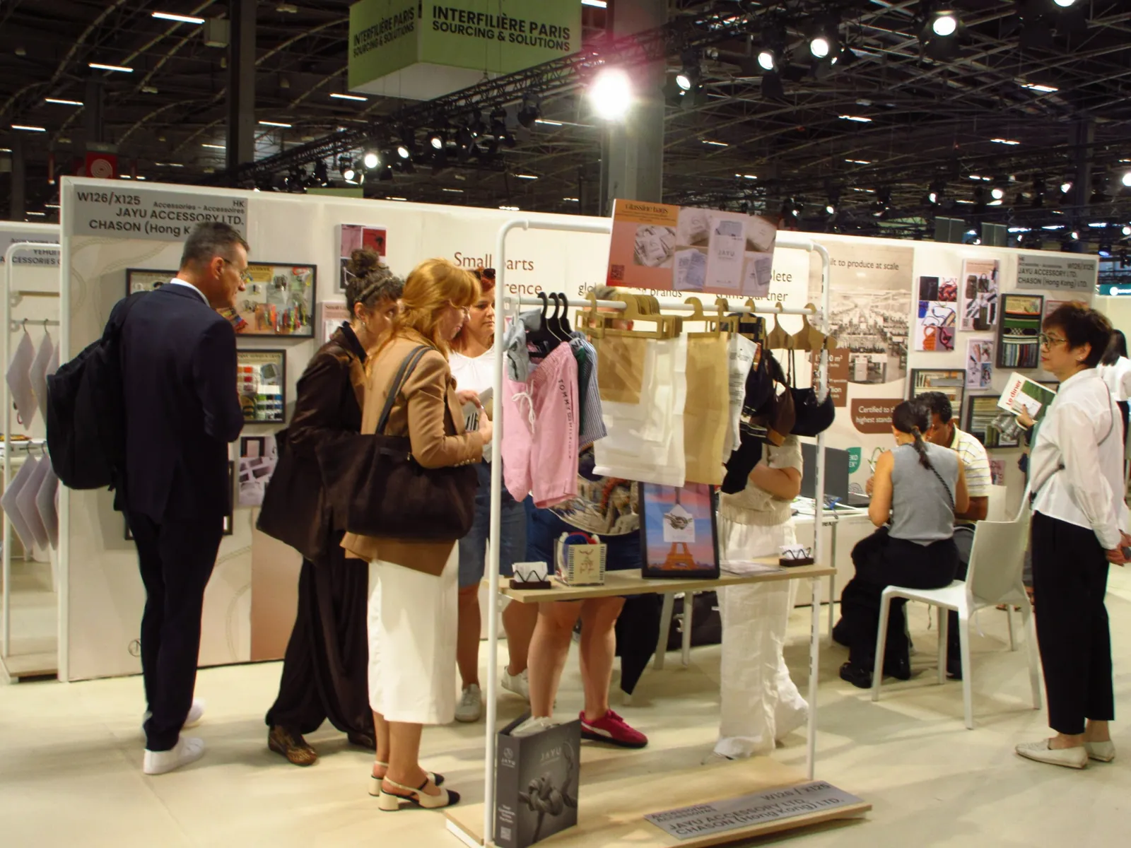 The stand during the show