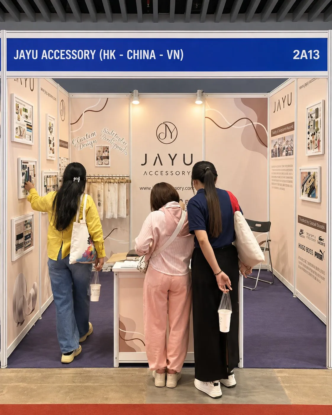 The stand from the aisle
